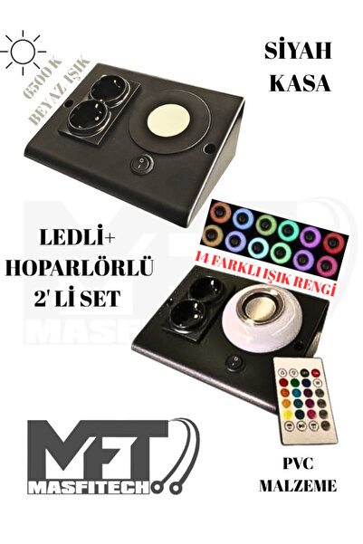 Masfitech Dolap Ve Tezgah Altı Bluetooth Müzik Çalar Ve Ledli Prizmatik Venüs...