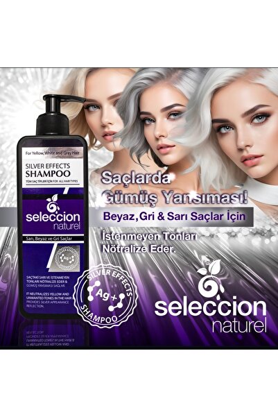 Seleccion Naturel Silver Gümüş Şampuan 500 Ml