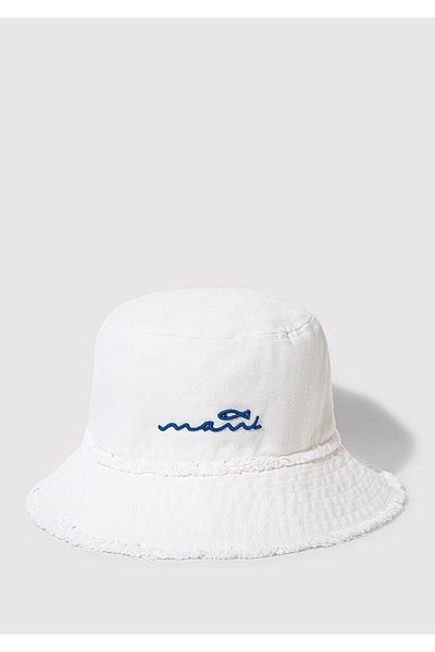Mavi Embroidered White Bucket Hat 1913102-620