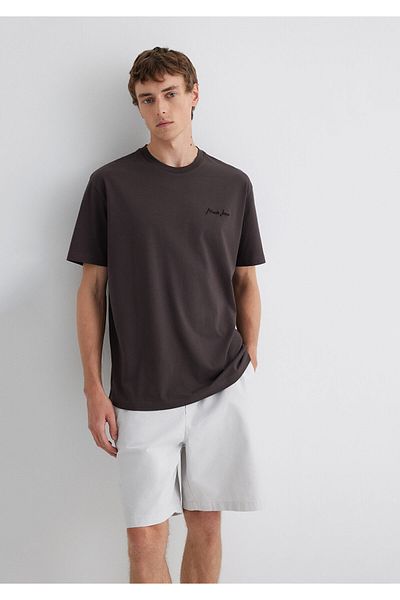 Mavi Ανδρικό T-shirt Dark Brown M0612733-70219