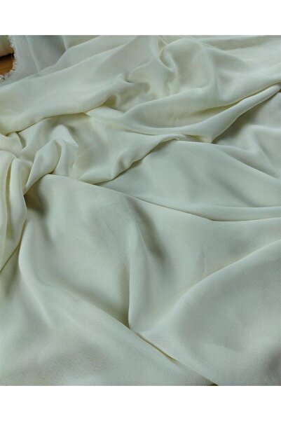 Kumaş Parça ماروكين فيسكوز رفيع اللون أوف وايت العرض: 140 سم