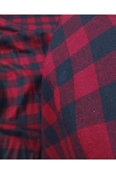 Kumaş Parça Чудова тканина - м'які темно-червоні та чорні кольори, ширина: 14...