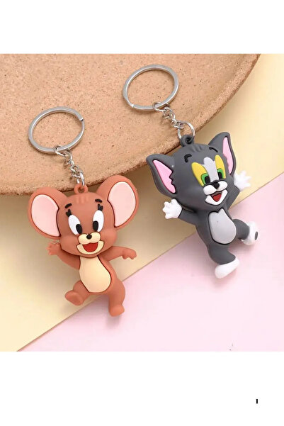 Yeni1Trend 1 Adet Tom ve Jerry Seçenekli Çizgi Film Karakterleri Anahtarlık K...