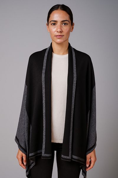 Sebir Moda Two Knitwear Shawls in Color