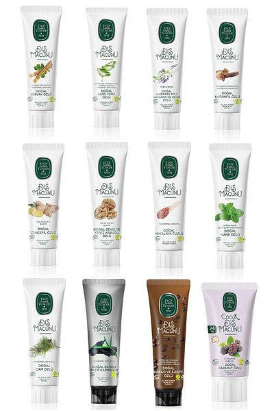 Eyüp Sabri Tuncer Economical Toothpaste Set 12 Pieces