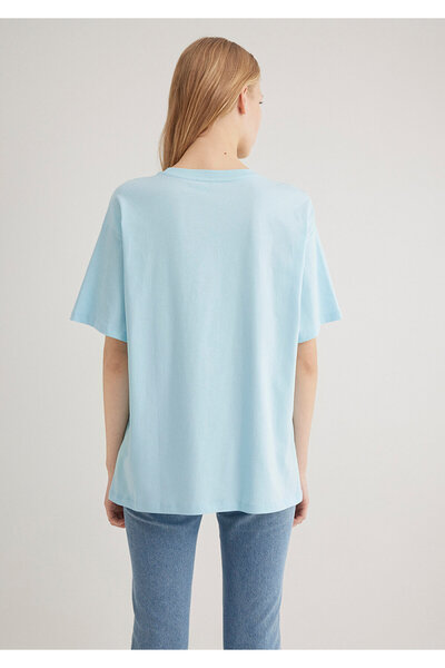 Mavi Tričko s potištěným logem Oversize / Wide Cut 1600843 -70806