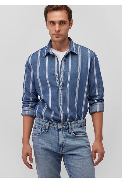 Mavi Ριγέ πουκάμισο Slim Fit / Slim Fit 0211271 -18790
