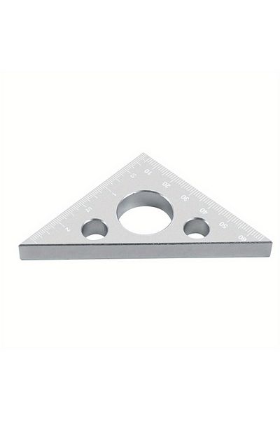 Choice Silvery Aluminum Right Angle Ruler Woodworking Ruler Triangle Ruler Scales Machinist Carpenter's Squ