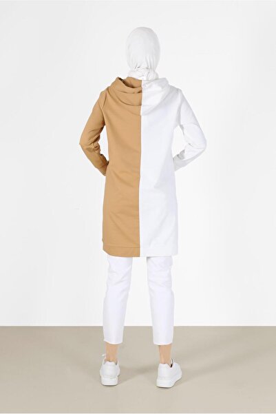 Alvina İKİ RENKLİ YAZI BASKILI EŞOFMAN TUNİK 42178