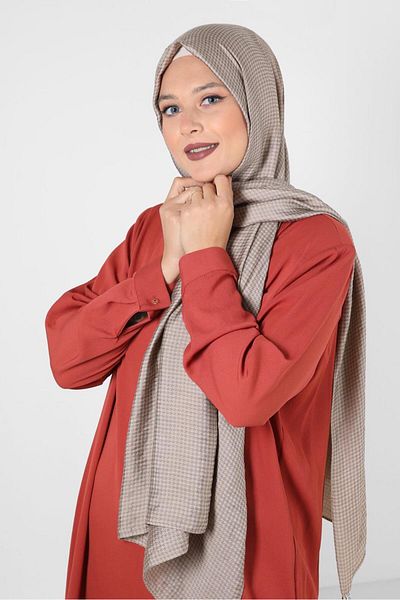 Alvina Вискозен шал с шарка „Хаундстоун“ 8258