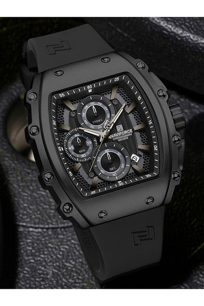 Naviforce Men's Water Resistant Chronograph Luxury Watch NF8070