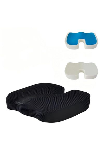 Generic Memory Foam Gel Car Seat Cushion U-shaped Office Chair Cushion Pregnant Women Hip Pad Breathable