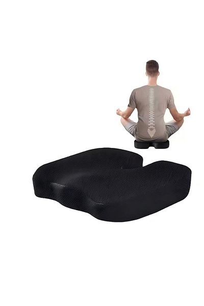 Generic Memory Foam Gel Car Seat Cushion U-shaped Office Chair Cushion Pregnant Women Hip Pad Breathable