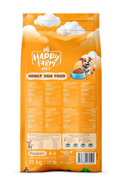 Cango Happy Farm Etli Köpek Maması 15Kg