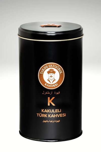 Tarihi Ertuğrul Kahvesi Turkish Coffee Tin with Cardamom 250 G