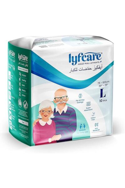 LYFCARE سراويل حفاضات للكبار (كبيرة)