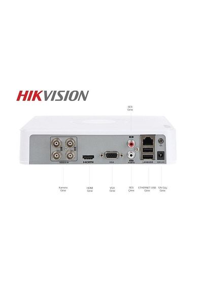 Hikvision Ds-7104hghı-k1 مسجل فيديو رقمي عالي الدقة 4 قنوات 1080 بكسل |   يدعم H.265