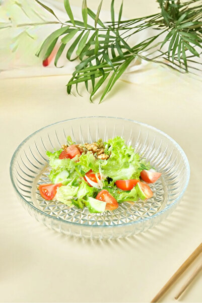 EMG Home & More وعاء سلطة زجاجي كاليفورنيا 30 سم