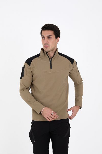 Camp Scoutland Camp137 Outdoor Tactical Water Repellent Ανδρικό Μπεζ Τακτικό Φούτερ