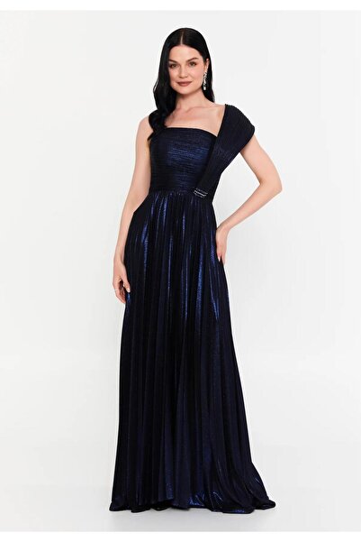 MAXXE 6015SIM SİMLİ LAME ELBİSE