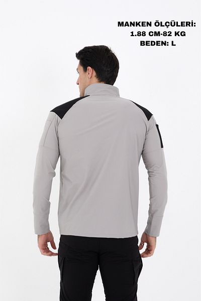 Camp Scoutland Тактически суитшърт Camp137 Outdoor Tactical, водоотблъскващ, за мъже, с каменна защита