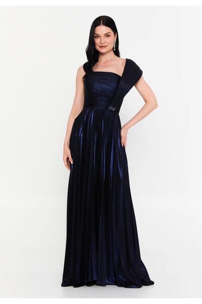 MAXXE 6015SIM SİMLİ LAME ELBİSE