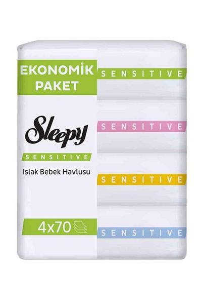 Sleepy Sensitive Wet Baby Wipes 32 Packs of 70