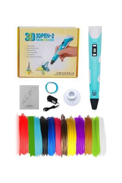 3D Pen 10 Colors 50 Meters Pla Filament (10x5 Meters)