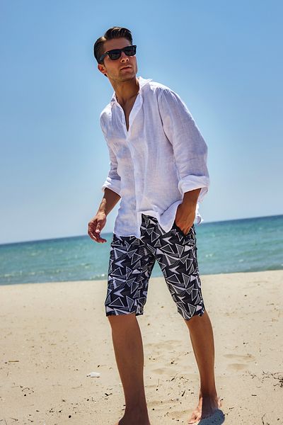 Remsa Mayo Ανδρικά σορτς Capri μαγιό με σχέδια RKS-03 Remsa μαγιό