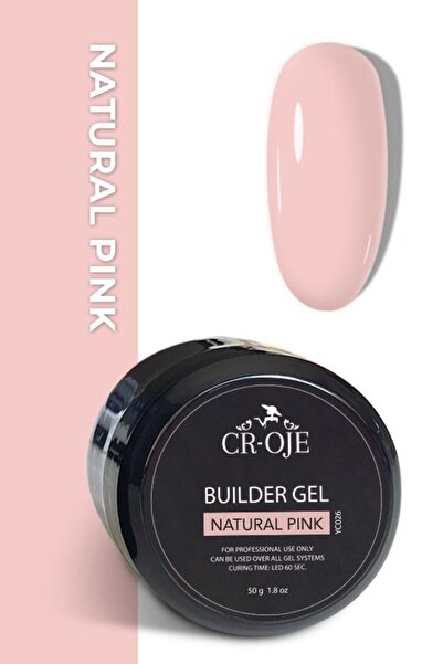 CROJE KALICI OJE Extra Hard(Yoğun Kıvam) Builder Gel (Natural Pink) 50 gr
