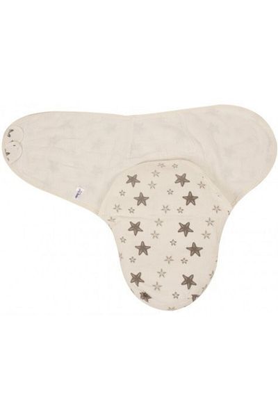 Sevi Bebe Paturica infasat bumbac Grey Stars Sevibebe