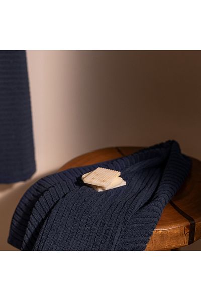 Madame Coco Carla Unisex-Bademantel-Set mit Kimonokragen