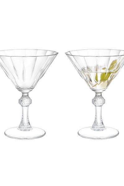 Madame Coco Voyage Set mit 4 Martinigläsern