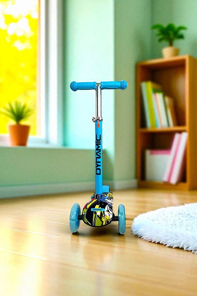 Dynamic Ht288 Lighted 3 Wheel New Generation Scooter Blue - Lighted Wheels