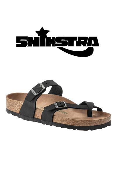 Birkenstock Papuci vegani Mayari Bfbc Earthy 1021176-negru Snikstra