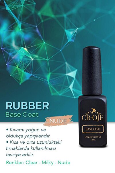 CROJE KALICI OJE Rubber Base Coat - Nude (12 ml.)
