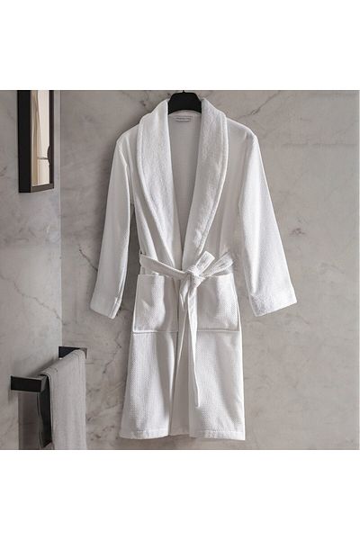 Madame Coco Riz Unisex-Bademantel mit Schalkragen