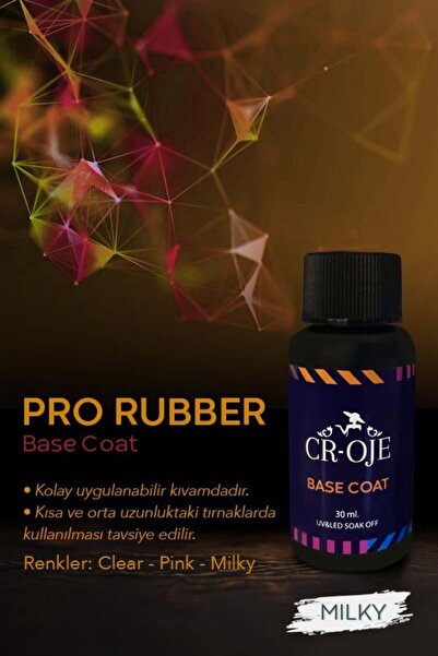 CROJE KALICI OJE Pro Rubber Base Coat - Milky (30 ml)