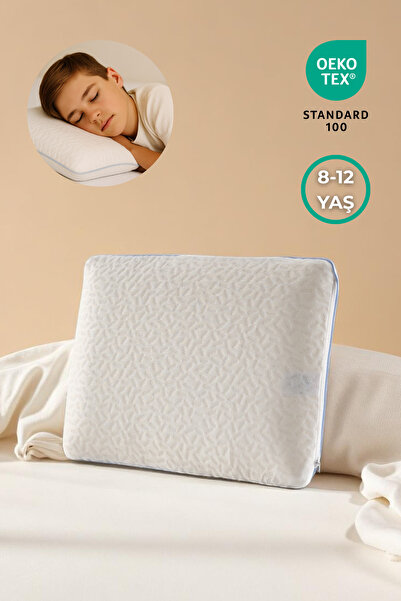 Sevinse Home Airflow 8-12 Yaş Visco Ortopedik Çocuk Yastığı, Hava Kanallı Yas...