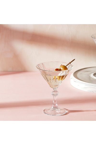 Madame Coco Voyage Set mit 4 Martinigläsern