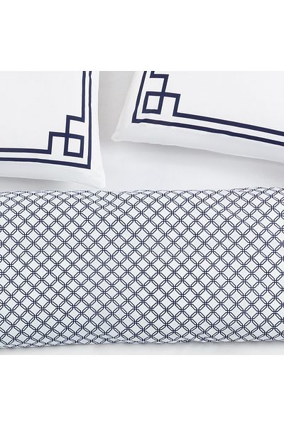 Madame Coco Alher Doppelbettbezug-Set - Marineblau