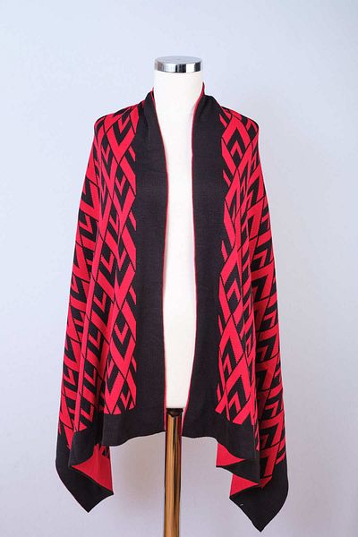 Sebir Moda V Patterned Knitwear Shawl