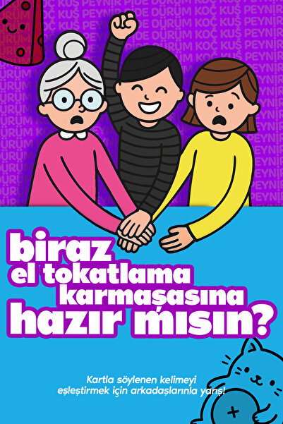 Molfy Çabuk Reflex Kutu Oyunu Dürüm Koç Kuş Peynir Pide Kart Oyunu Oyun Parti Eğlence Aile Arkadaş Oyunu