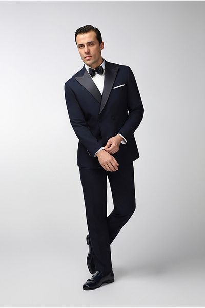 Kiğılı Regular Fit Pointed Collar Double Breasted Tuxedo & Groom Suit