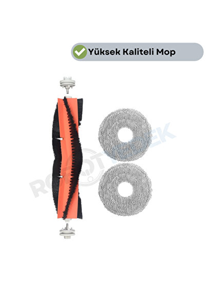 robotyedek Dreame Bot L10S Pro - فرشاة رئيسية بديلة ومجموعة ممسحة 3 قطع