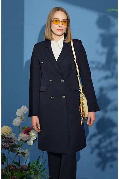 Fatma Atasoy Jachetă bleumarin Blazer