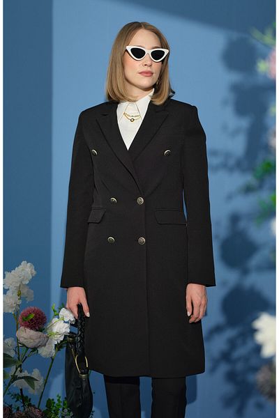 Fatma Atasoy Blazer negru - Jachetă unică