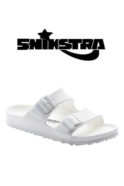 Birkenstock Eva Men's Slippers - 129441 White - Snikstra