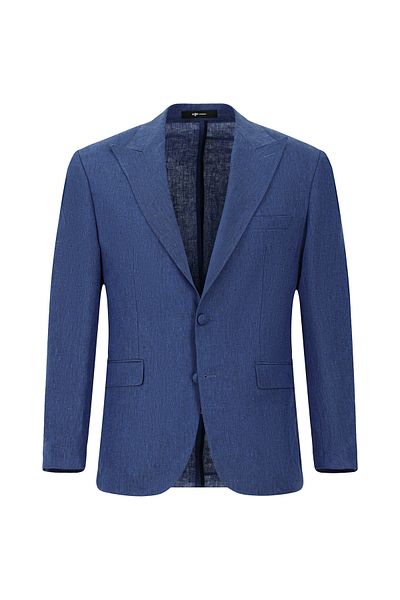 Kiğılı Regular Fit Pointed Collar Linen Tuxedo & Groom Suit