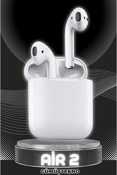 GÜMÜŞTEKNO İ.phone Air.pods 2 Bluetooth Kulaklık 2.nesil Kablosuz Bulututlu Y...